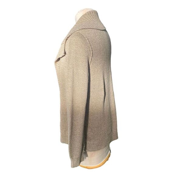 Open Front Cardigan Rolled Collar Celery Green by Old Navy Size M - Picture 6 of 11